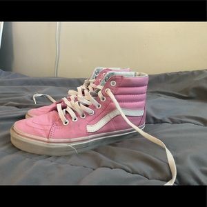 🌸Pink high top Vans🌸
